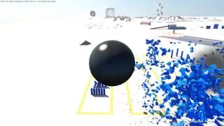 wreckfest tech demo. particle effects fps comparison