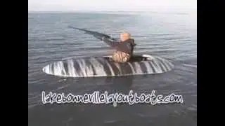 Пластиковая лодка для охоты на озере! Lake Bonneville Layout Boats!