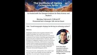 Prof. Kaan Akşit presents 