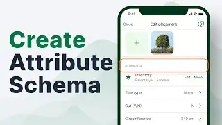How to create attribute schema using the Avenza Maps app
