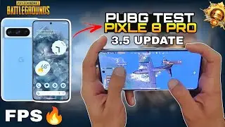 Google Pixle 8 Pro PUBG TEST🔥 | Ultimate Gaming, Fps, Graphics & Battery Review | Tensor G3 ♥️