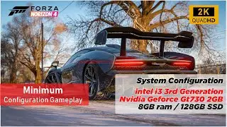 Forza Horizon 4 Gameplay | forza horizon 4 Minimum Gameplay 2K 2020