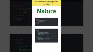 Blend Text and Background Image Together  