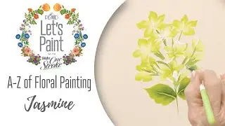 Learn to Paint a Jasmine - FolkArt One Stroke A-Z of Floral Painting