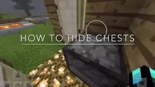 How to hide a chest in minecraft