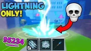 Using The ELECTRIC Only Combo In Bloxfruits