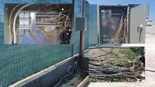 Reorganizing the wires of the video surveillance system