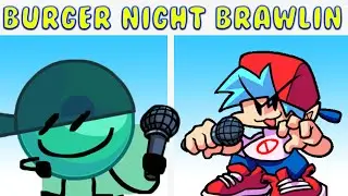 Friday Night Funkin: Burger Night Brawlin FULL WEEK + ALL CUTSCENES (FNF MOD/DEMO)