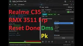 Realme C35 RMX 3511 Frp reset done by hydra tool