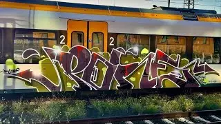 ALL STARZ German Graffiti, Paris Metro & Banana Trains !! 