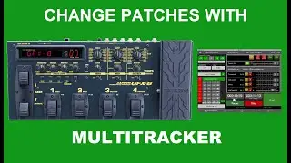 MULTITRACKER MULTIPLE PROGRAM PATCH CHANGES VIA MIDI WITH BACKING TRACKS FOR LIVE PERFORMANCE