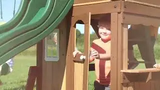 Backyard Discovery Lakewood Wooden Swing Set