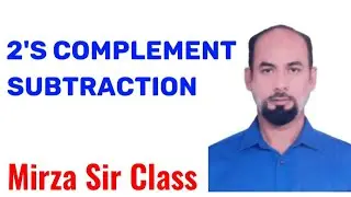 2's Complement Subtraction | Subtraction Using 2's Complment.