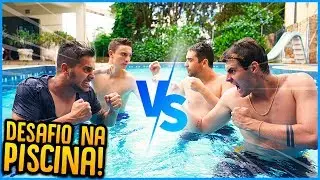 YOUTUBERS VS YOUTUBERS: DESAFIO NA PISCINA!! ( NOVA SÉRIE ) [ REZENDE EVIL ]