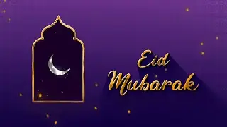 Eid Greetings Intro | After Effects & Premiere Pro Template | Free Eid Mubarak Video