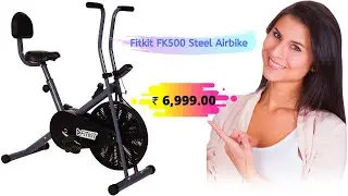 Fitness exercise bike / lifeline exercise air bike with back seat  unboxsing