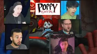 Реакция Летсплейщиков на появление Поппи в игре Poopy Playtime Chapter 2