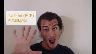 5 BIG FCE Grammar Mistakes! B2 First English Lesson
