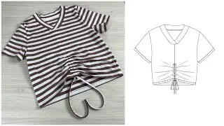 Як зшити дитячу футболку How to sew t-shirt