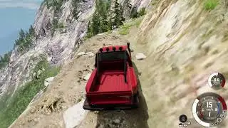 Climbing a Mountain in BeamNG Drive