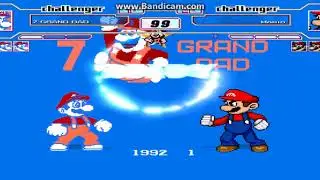 MUGEN GRAND DAD vs Mario 4v4 Turns + New Tournament