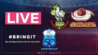 🔴 LIVE Guyana v Leeward Islands | CG United Super50 2023