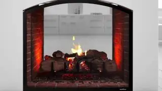 Heat & Glo® Escape See-Through Gas Fireplace