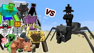 Freakager Vs. Mutant Beasts and More Mutants in Minecraft
