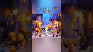 eilik robot celebrating halloween 