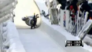 Swiss bobsled crashed