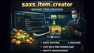 👉 FiveM Item Creator – Erstelle Items mit Bildern direkt Ingame! (ESX)
