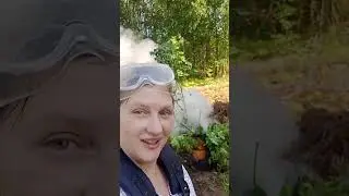 если куча не поджигается,то надо это сделать в бочке