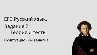 21 задание ЕГЭ Теория и выполнение  тестов