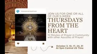 October 10 - Thursdays from the Heart
