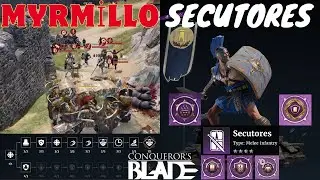 Myrmillones Gameplay Montage / Secutores Gameplay Montage / Murmillo / Conqueror's Blade