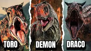 All 6 Carnotaurs In Jurassic World 