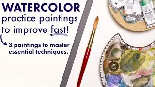 SIMPLE Watercolor Practice to Improve Fast