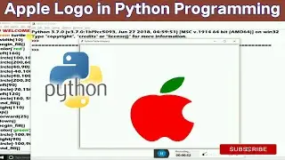Apple Logo in Python Programming | Computer Soft Skills | Python Programming | Programming Languages