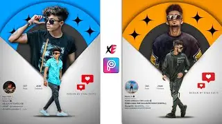instagram Creative Dual Photo Editing || Picsart Editing New Style - Xyaa Edits🔥