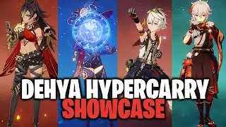 Dehya Is The MAIN DPS Now! Dehya Hypercarry Showcase! | Genshin Impact