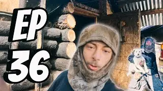 Building Outhouse and Starting Loft for my Off-Grid Cabin in Little Alaska Trying to Survive Day 65