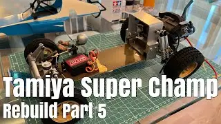 Rebuilding a Tamiya Super Champ / Fighting Buggy (Part 5): Hand-painting and Damper Mount