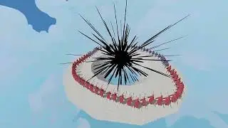 This Map Has a Wormhole that sucks everyone in as they fight #totallyaccuratebattlesimulator #viral