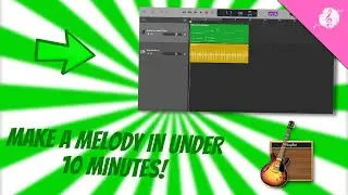 How to MAKE A SIMPLE MELODY/SONG in GarageBand! - THE EASY WAY!