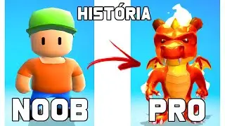 A HISTÓRIA DO BOT QUE VIROU PRO PLAYER STUMBLE GUYS (ELE FOI HUMILHADO)