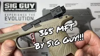 How to cut manual safety notches in your SIG Sauer P365 grip module using the new 365MFT by Sig Guy!