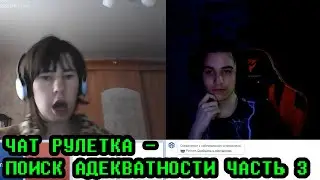 РЖАКА!  ЧАТ РУЛЕТКА  ПОИСК АДЕКВАТНОСТИ ЧАСТЬ 3