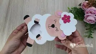 Ovelhinha Porta Bombom – Lembrancinha Fofa para a Páscoa Cristã 🐑