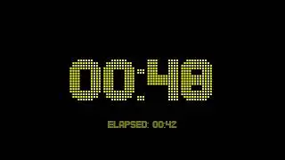 1 minutes and 30 seconds countdown timer with full zero second