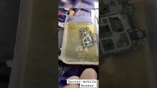 sasta ultrasonic 😂🫡 #desi jugad with mobile vibrator , mobile motherboard cleaner